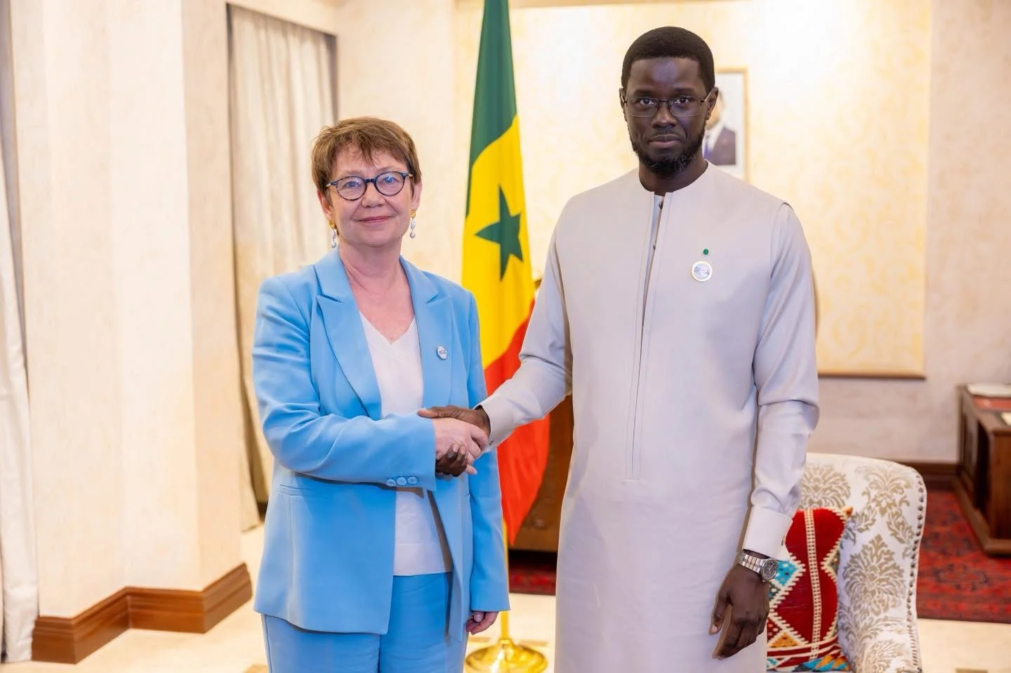 Rencontre entre Bassirou Diomaye Faye et la BERD