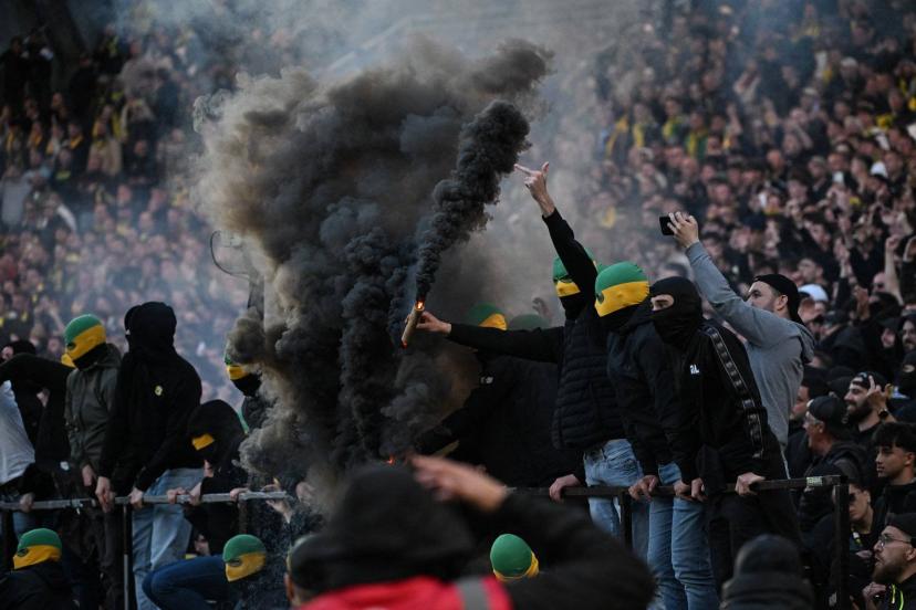 La Tribune Loire de la Beaujoire lors du match Nantes-Toulouse
