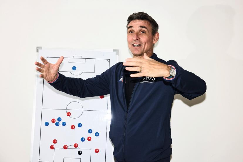 plan de jeu du RC Lens face à Arsenal en 1998