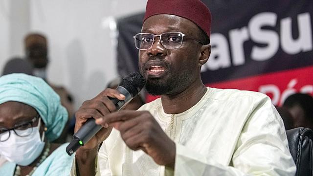 Manifestation de soutien à Ousmane Sonko à Dakar