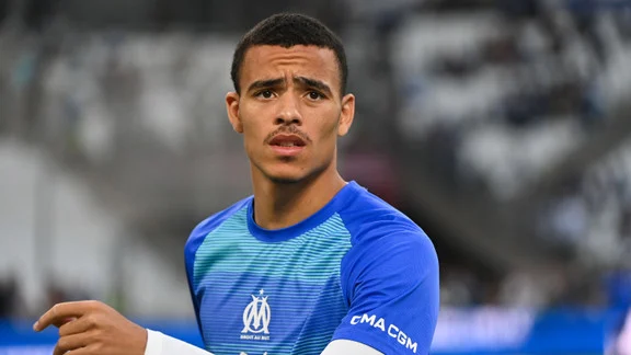 Mason Greenwood en action avec le maillot de l'OM
