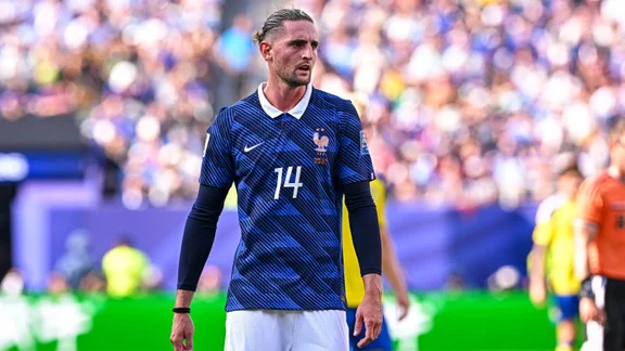 Adrien Rabiot en action avec l'Olympique de Marseille