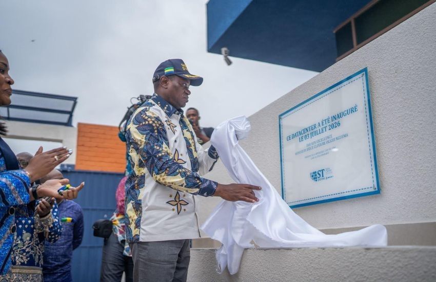 Le président Oligui Nguema inaugurant le data center de Nkok