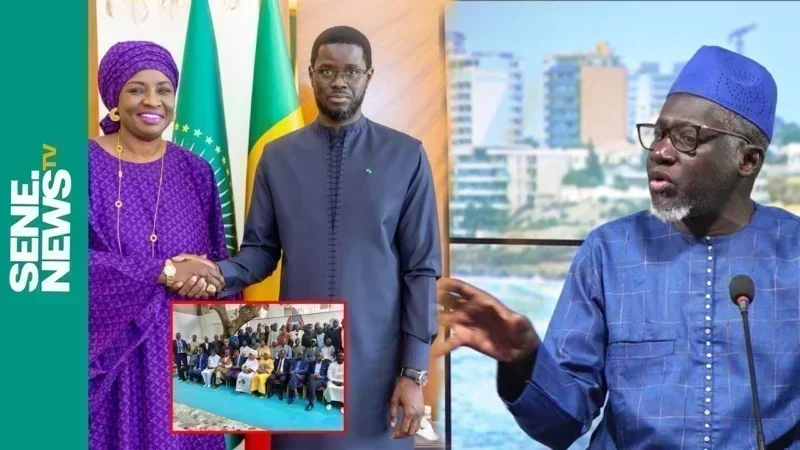 Portrait de l'imam Kanté lors de l'annonce d'un nouveau parti politique pour Diomaye