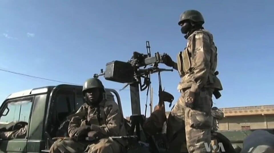 Soldats de l'armée malienne en opération