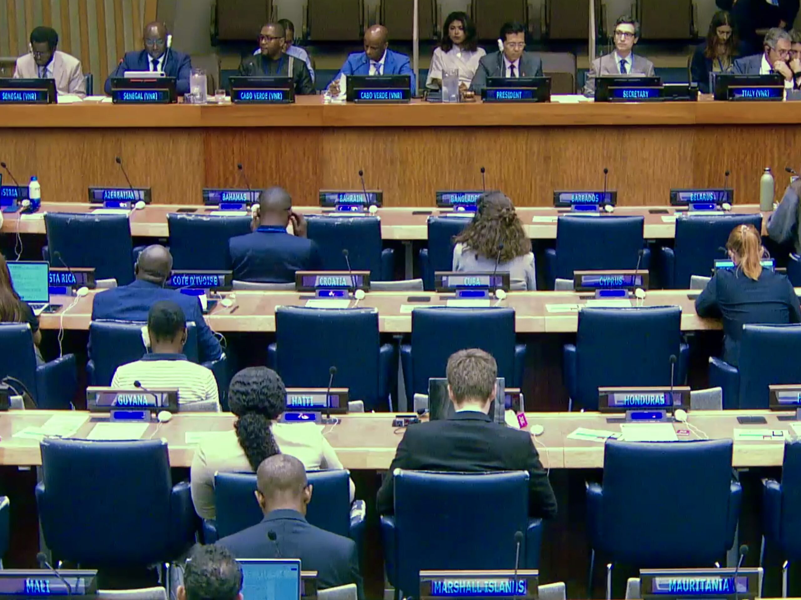 Présentation du Sénégal à l'ONU