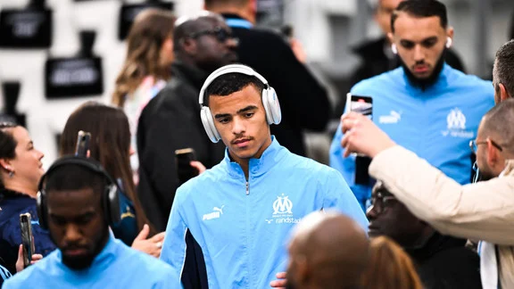 Mason Greenwood sous le maillot de l'OM