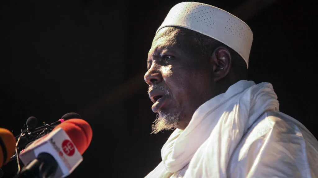 portrait de Hamma Ag Mahmoud lors de son ralliement
