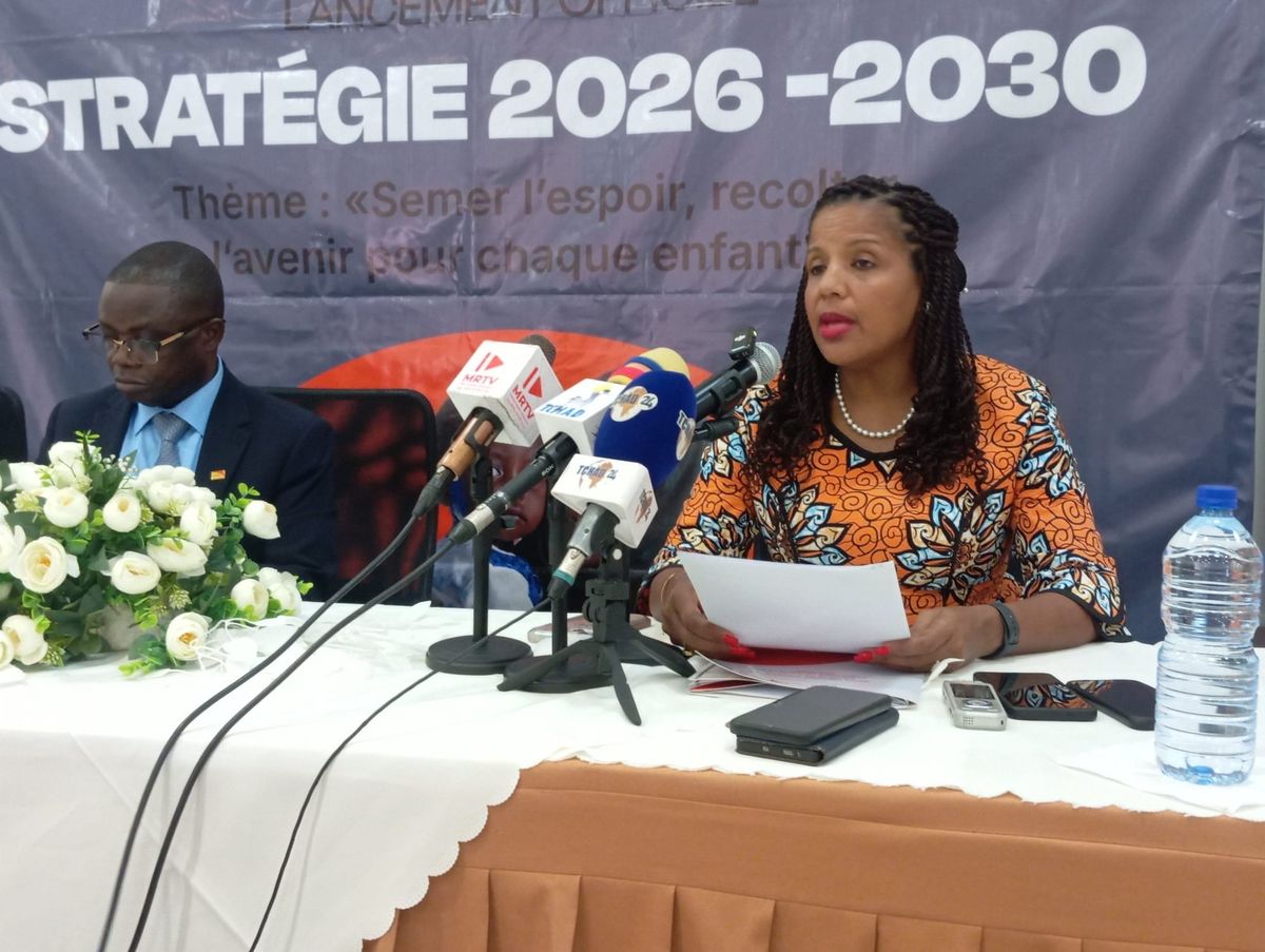 Projet d'enfants souriants dans un centre de soins au Tchad