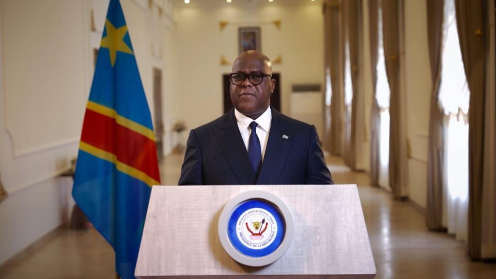 Le président de la RDC, Félix Tshisekedi, en conférence nationale en juin 2026