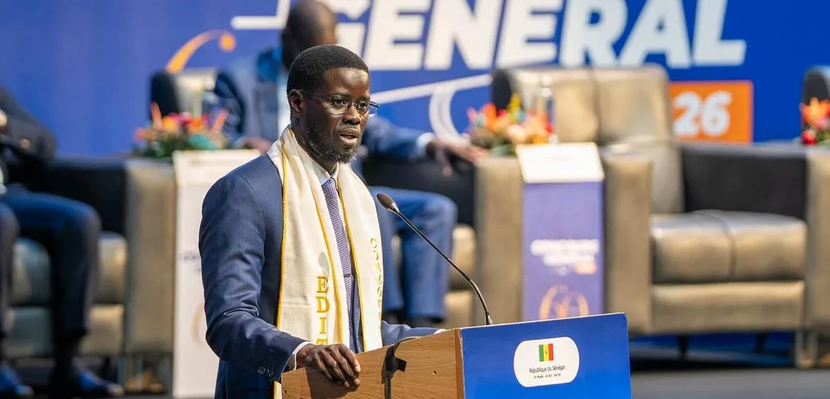 Le président Bassirou Diomaye Faye s’adresse à la jeunesse sénégalaise lors de la cérémonie du Concours général