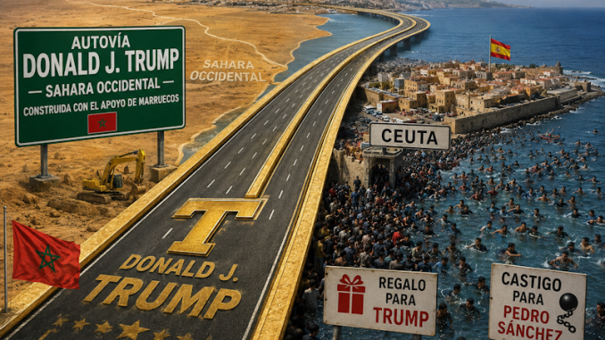Autoroute en construction au Maroc