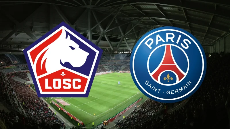 stade Pierre Mauroy avant le match Lille PSG en Ligue 1