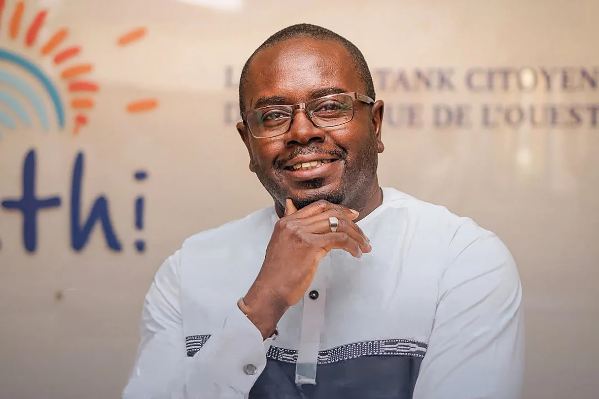 Babacar Ndiaye intervenant lors d'un débat politique