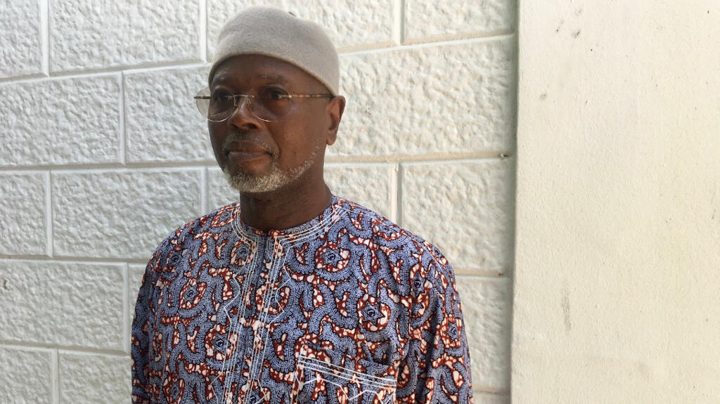 Alioune Tine, fondateur du think tank Afrikajom Center, lors d'une conférence en septembre 2020 à Dakar.